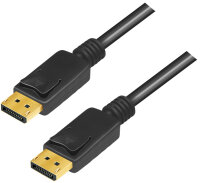 LogiLink DisplayPort 1.4 Anschlusskabel, 5,0 m, schwarz