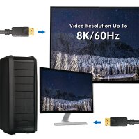 LogiLink Câble de raccordement DisplayPort 1.4, 5,0...