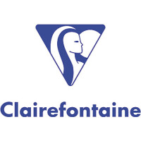 CLAIREFONTAINE Dos Toile Cahier A5 9542 5mm 96 feuilles