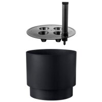 orthex Blumentopf PAULINA, Durchmesser: 400 mm, schwarz