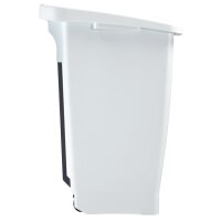 CEP Poubelle mobile à pédale en plastique,...