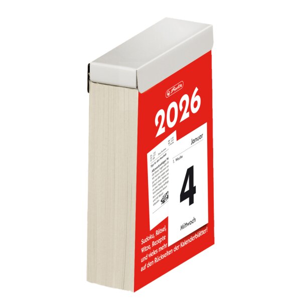 herlitz Tages-Abreisskalender Nr.4, 2027