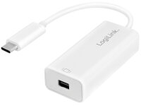 LogiLink USB-C - Mini DisplayPort Adapterkabel, weiss