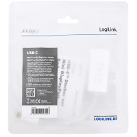 LogiLink Câble adaptateur USB-C - Mini DisplayPort,...