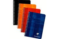 CLAIREFONTAINE Cahier ass. 9x14cm 68592 5mm 50 feuilles