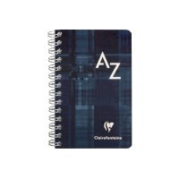 CLAIREFONTAINE Carnet spirale ass. 7,5x12cm 8589 5mm, A-Z...
