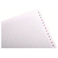 CLAIREFONTAINE Spiralheft ass. 9,5x14cm 8509 5mm, A-Z 90...