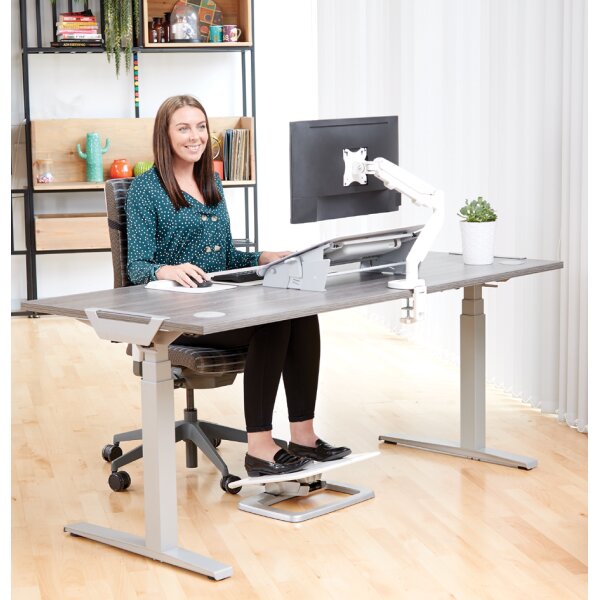 Fellowes Monitorarm Eppa, silber