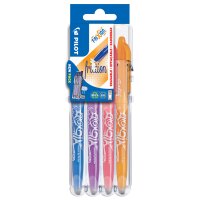 PILOT Tintenroller FRIXION BALL 07 Set2Go, 4er Etui