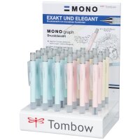 TOMBOW Porte-mines MONO graph Pastel, présentoir...