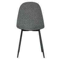 PAPERFLOW Chaise visiteur MUST, set de 2, safran