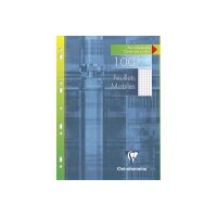 CLAIREFONTAINE Ringbucheinlagen A4 17322 5 mm, Rand links...