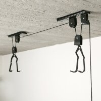 FISCHER Fahrrad-Lift PLUS, Tragkraft: 30 kg, schwarz