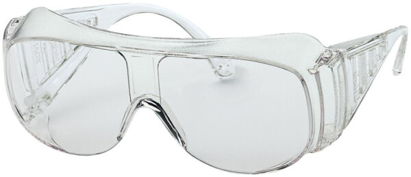 uvex Überbrille, Scheibentönung: klar, Rahmenfarbe: farblos