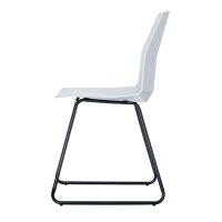 PAPERFLOW Chaise visiteur CUBE, set de 2, noir