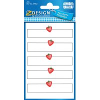 ZDesign HOME Étiquette de cuisine fraise