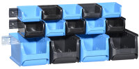 allit Sichtlagerkasten-Set ProfiPlus 1+2+3 17, blau schwarz