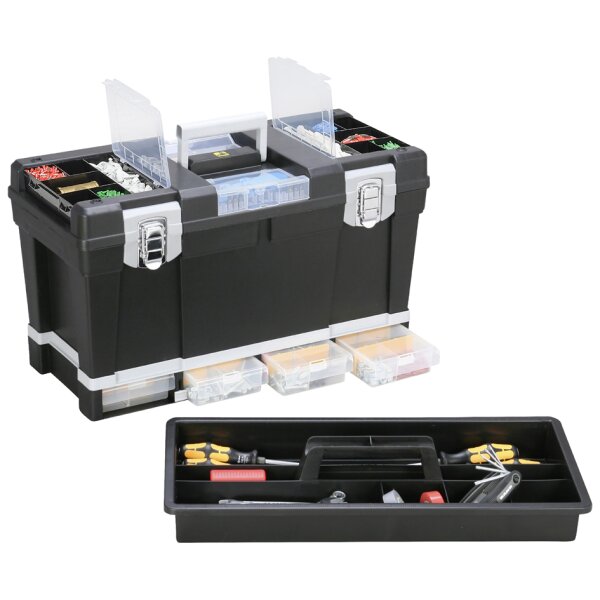 allit Werkzeugkoffer McPlus Depot >S< 23, PP, schwarz