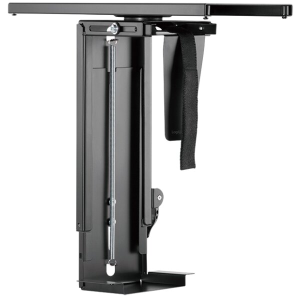 LogiLink PC-Halter, aus Metall, dreh- & ausziehbar, schwarz