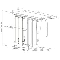 LogiLink PC-Halter, aus Metall, dreh- & ausziehbar,...