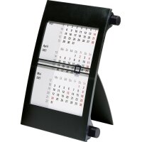 rido idé Tischkalender "3-Monatskalender" 2027 2028, rot