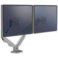 Fellowes Doppel-Monitorarm Eppa, silber