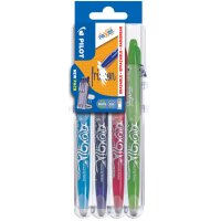 PILOT Tintenroller FRIXION BALL 07 Set2Go, 4er Etui