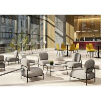 PAPERFLOW Fauteuil visiteur ADMIRAAL, safran