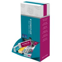 STAEDTLER Kunststoff-Radierer Mars plastic colour, Display