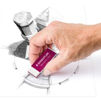 STAEDTLER Kunststoff-Radierer Mars plastic colour, Display