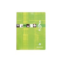 CLAIREFONTAINE Musikheft 17x22cm 3798 5mm, kariert 28 Blatt