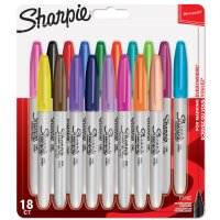 Sharpie Marqueur permanent FINE, blister de 4