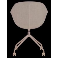 PAPERFLOW Chaise visiteur GANT, set de 2, anthracite / noir