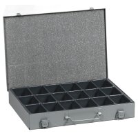 allit Kleinteilekoffer EuroPlus Metall 34 18, grau