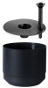 orthex Blumentopf PAULINA, Durchmesser: 170 mm, schwarz
