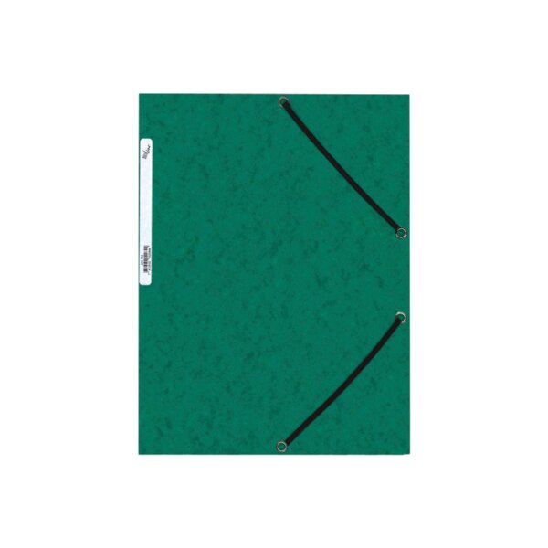 BÜROLINE Gummibandmappe A4 460695PE1U grün, Karton