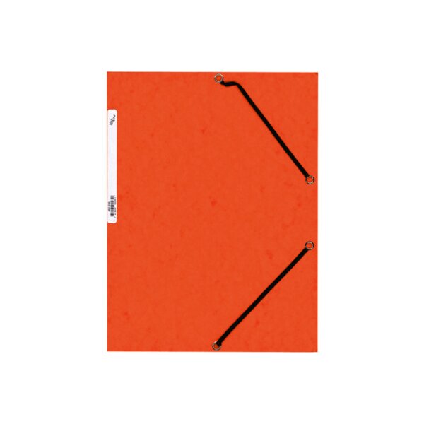 BÜROLINE Gummibandmappe A4 460696PE1U orange, Karton