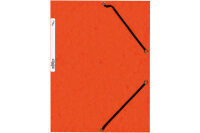 BÜROLINE Gummibandmappe A4 460696 orange, Karton