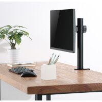 LogiLink Monitorhalterung, Armlänge: 74 mm, schwarz