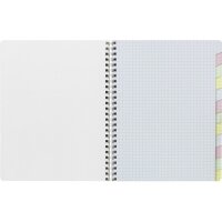 CLAIREFONTAINE Carnet spirale ass. 17x22cm 8959 5mm,...