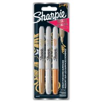 Sharpie Permanent-Marker Metallic, 3er Blisterkarte