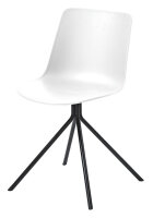 PAPERFLOW Chaise visiteur DN, set de 2, blanc