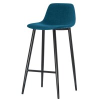 PAPERFLOW Tabouret de bar MUST, set de 2, bleu