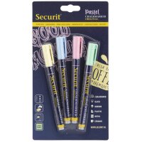 Securit Kreidemarker ORIGINAL SMALL, 4er Set, Pastell