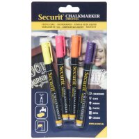 Securit Kreidemarker ORIGINAL SMALL, 4er Set, Pastell