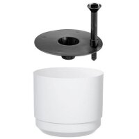 orthex Pot de fleurs PAULINA, diamètre : 140 mm, noir