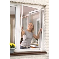 tesa Fliegengitter ALU COMFORT Fenster, 1,40 m x 1,50 m