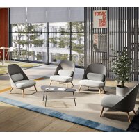PAPERFLOW Besuchersessel COCOON, grau