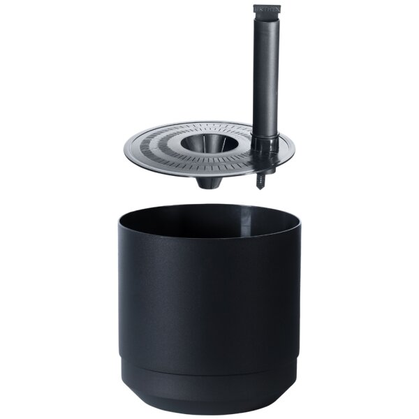 orthex Blumentopf PAULINA, Durchmesser: 250 mm, schwarz