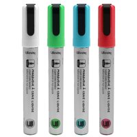 Wonday Marqueur craie, pointe ogive, set de 4 CLASSIQUE